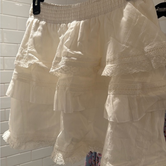 Spell White Ruffled Dress - Picture 2 of 5